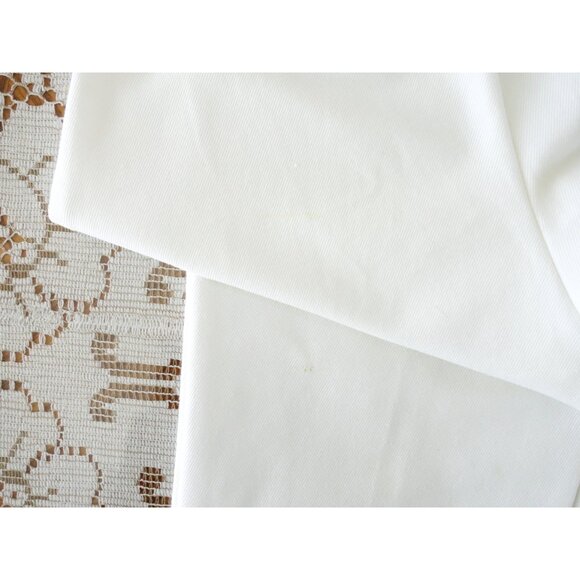 Vtg 80s Calvin Klein White Cotton Stretch Twill Pull-On Skinny Pants sz XS - Picture 8 of 8